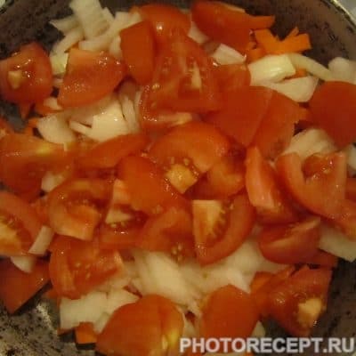 Фото рецепта - Фасолевый суп с томатами и курицей - шаг 3