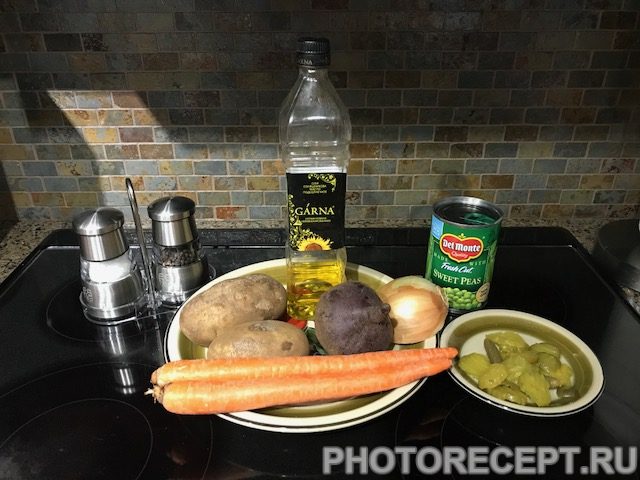 Фото рецепта - Винегрет - шаг 1