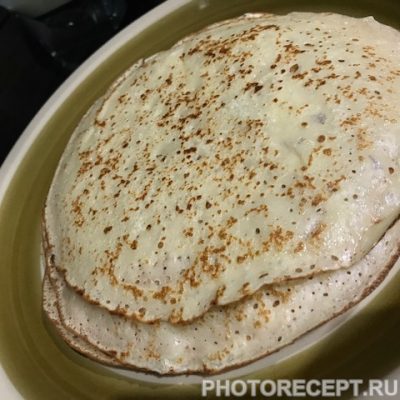 Фото рецепта - Вкусные блины на молоке - шаг 3