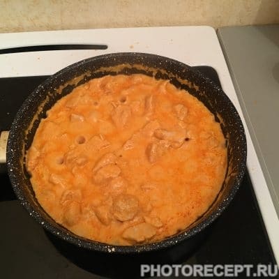 Фото рецепта - Пикантная тушеная курица - шаг 6