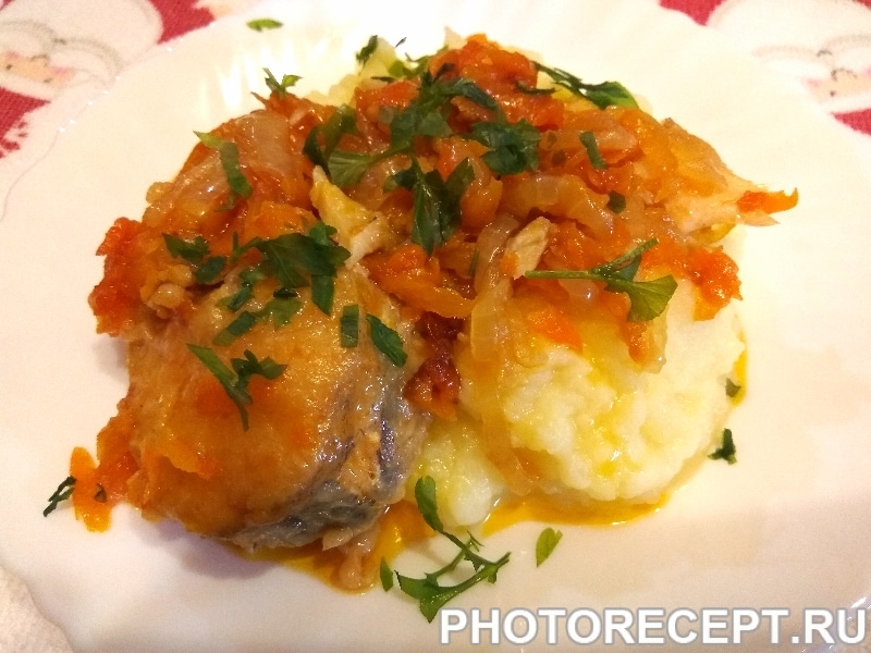 Рыба Тушеная С Овощами Фото