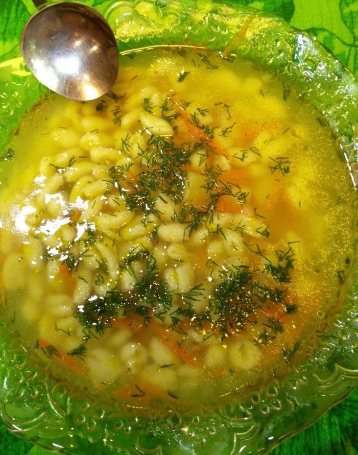 Суп с мини — клёцками