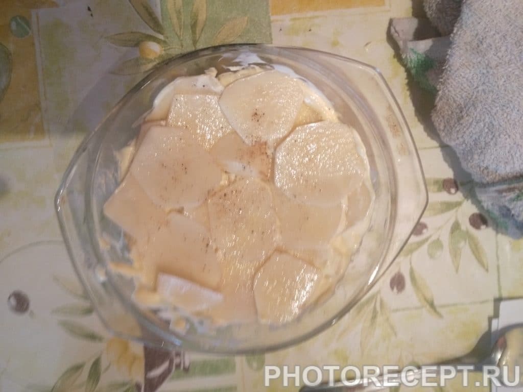 Фото рецепта - Мясо по-французски в микроволновке - шаг 3