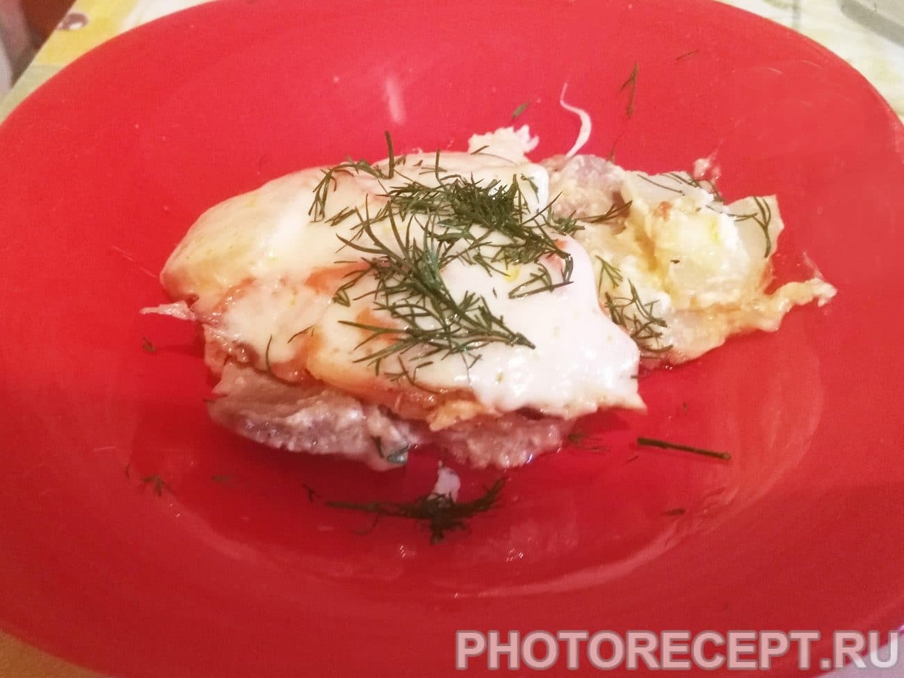 Мясо по-французски в микроволновке