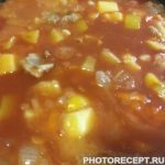 Фото рецепта - Овощное рагу  с мясом - шаг 11