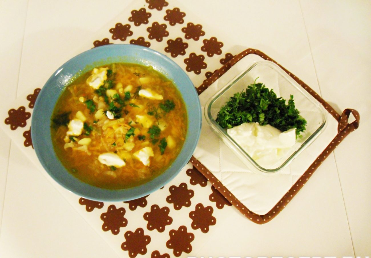 Постные щи без мяса