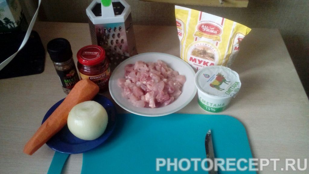 Фото рецепта - Гуляш из курицы - шаг 1