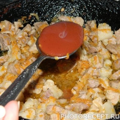 Фото рецепта - Быстрая мясная подлива - шаг 3