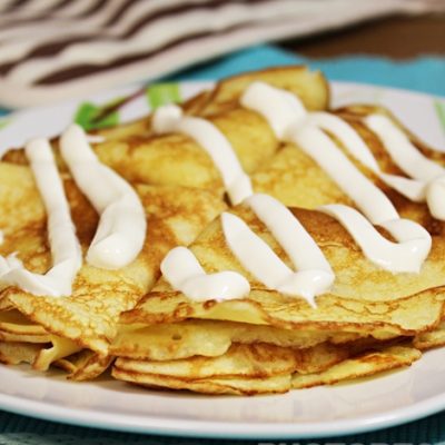 Блины из кукурузной муки - рецепт с фото