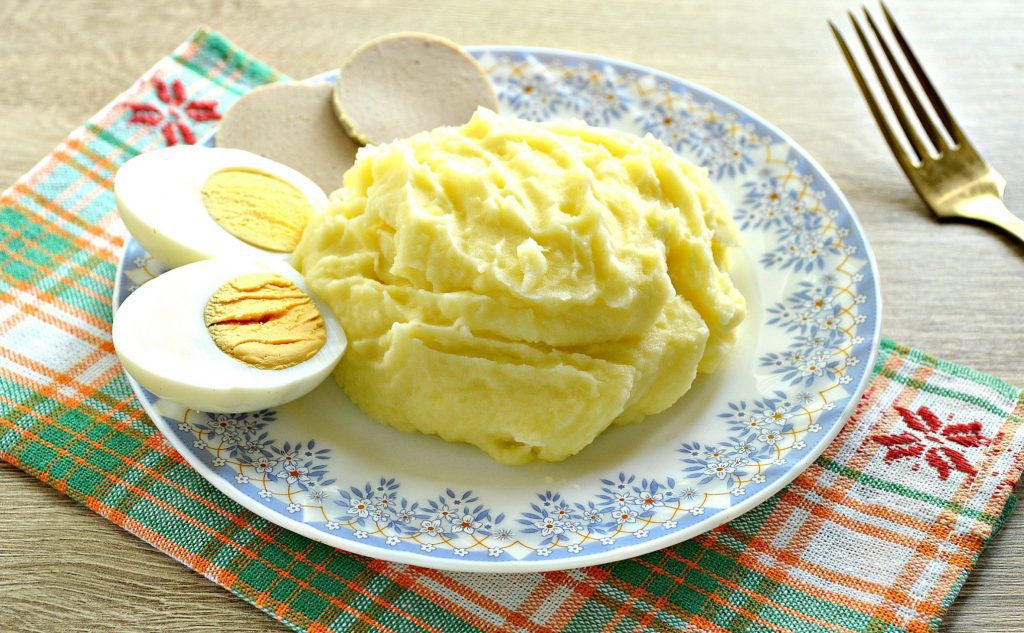 Воздушное картофельное пюре на сливках