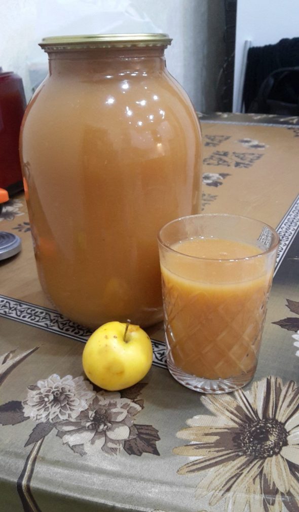 Яблочный сок на зиму