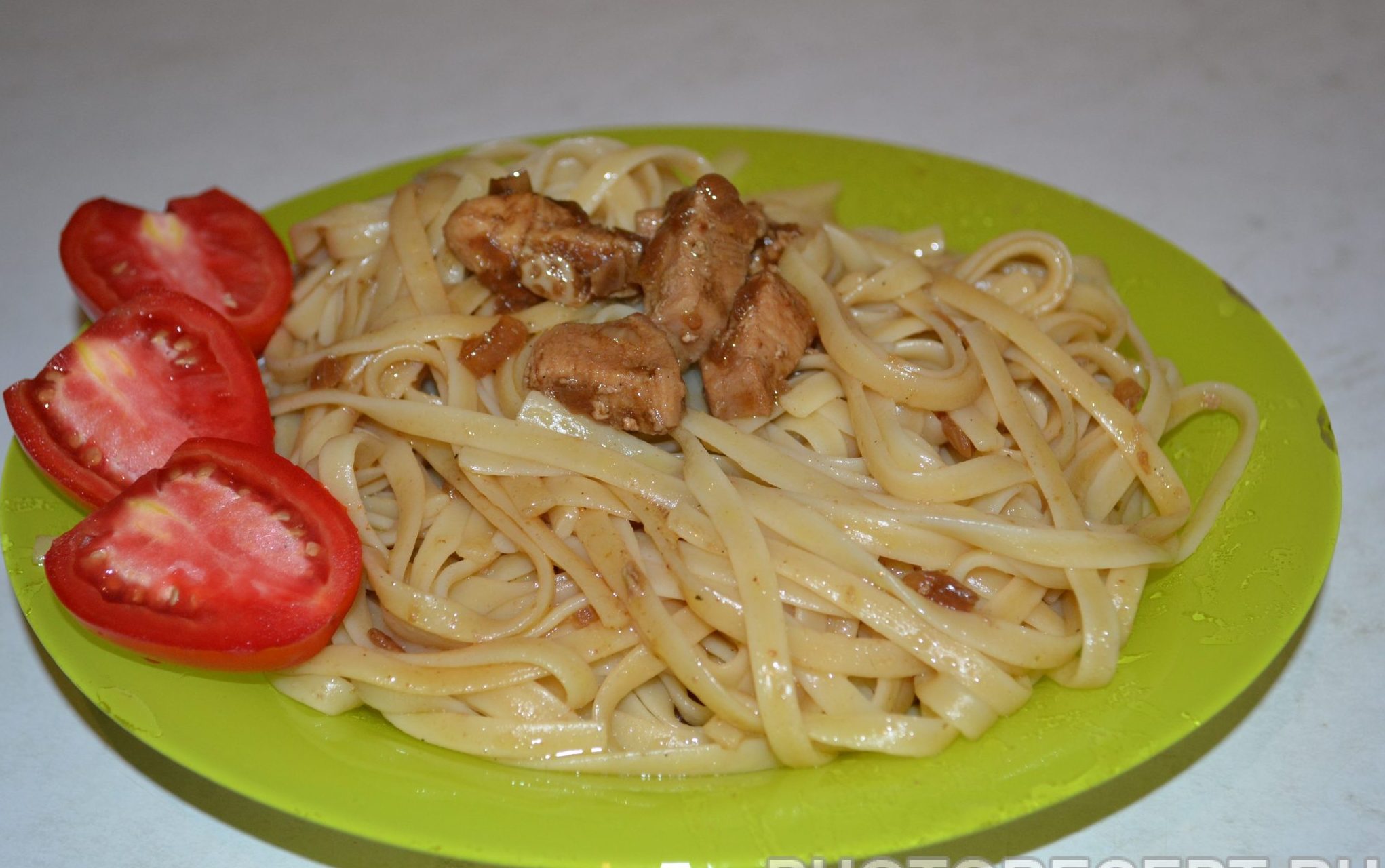 Макароны С Курицей Фото