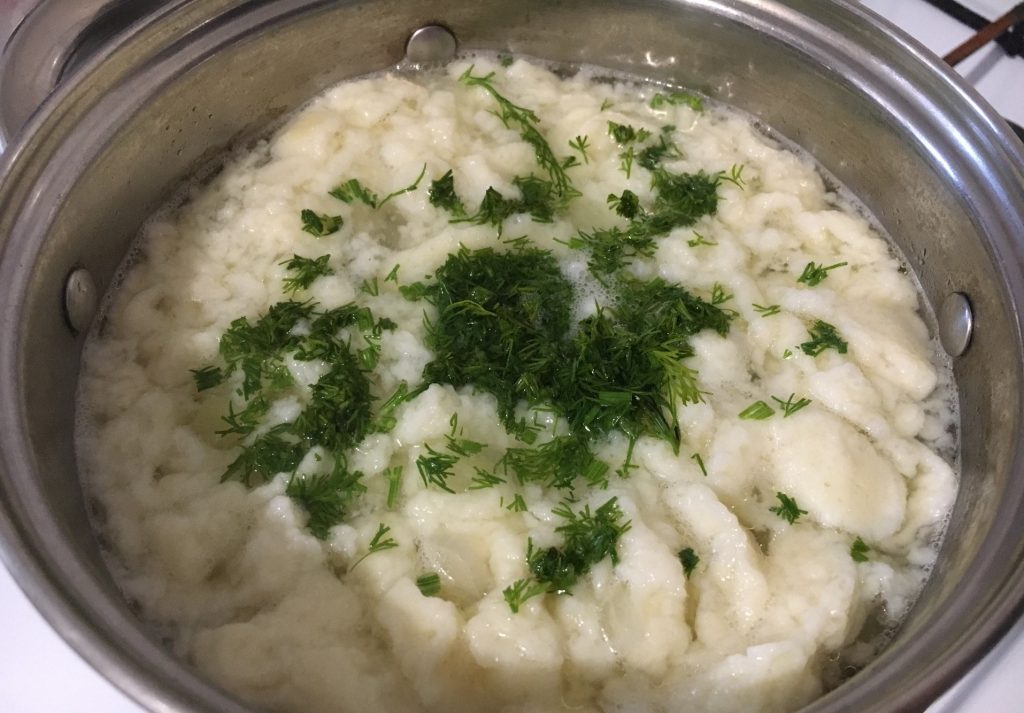 Суп с клецками
