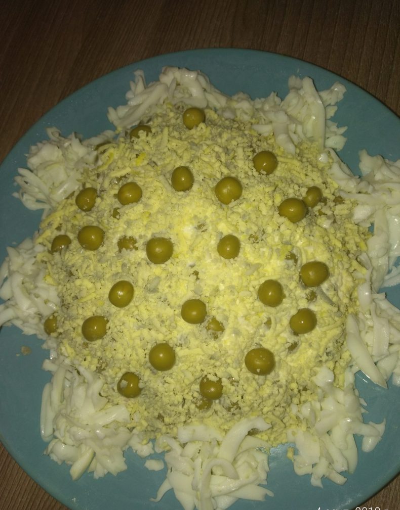 Салат «Ромашка»