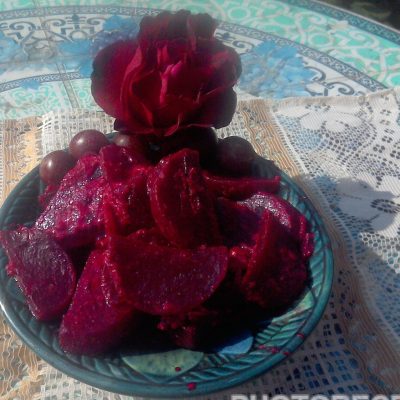 Свекла, запеченная в нежном соусе - рецепт с фото Свекла, запеченная в нежном соусе - рецепт с фото