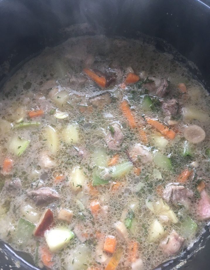 Овощное рагу с говядиной