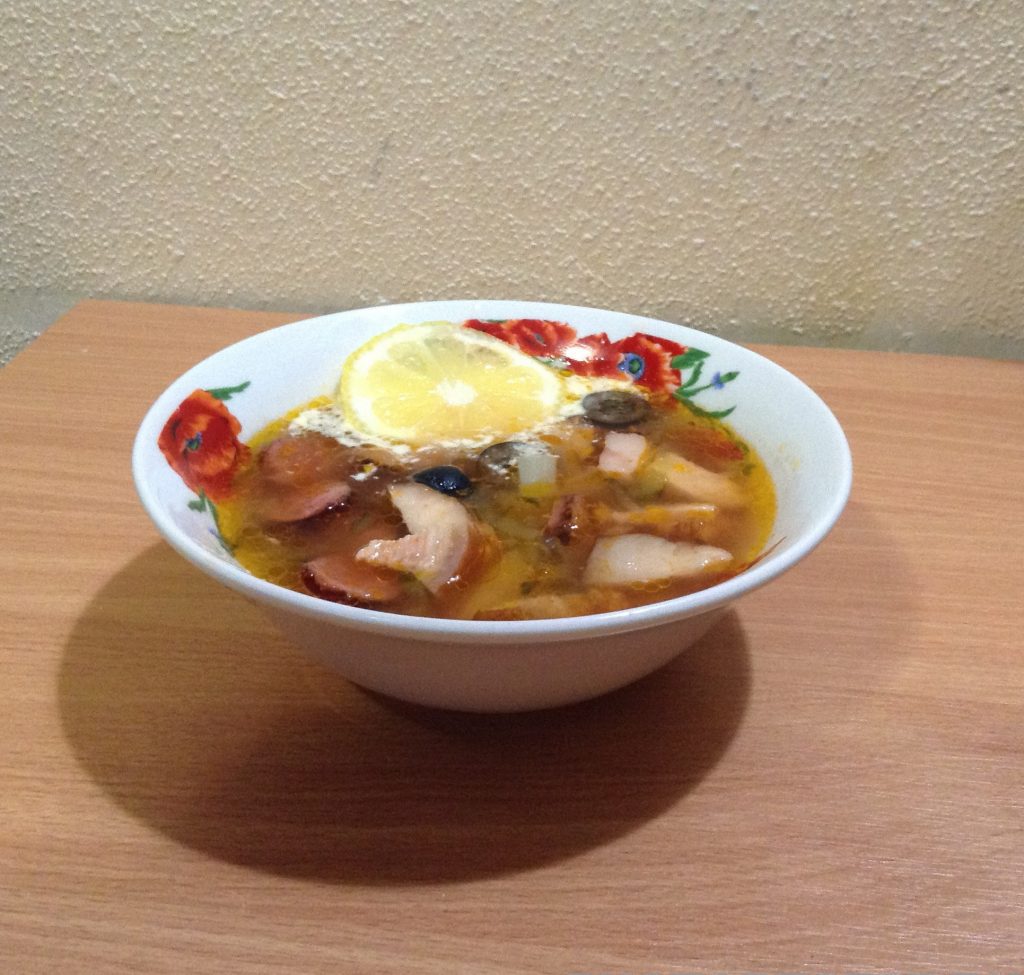 Солянка с картошкой
