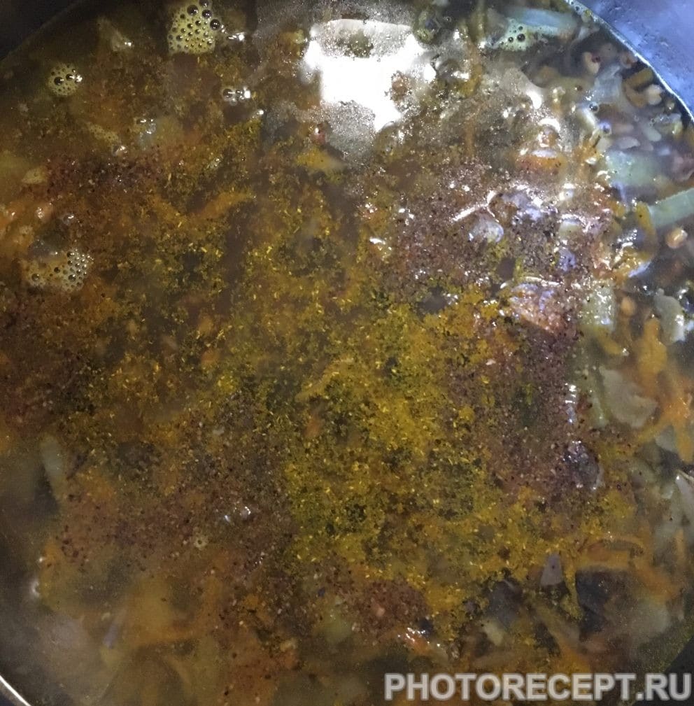 Фото рецепта - Ароматная гречка с шампиньонами - шаг 8