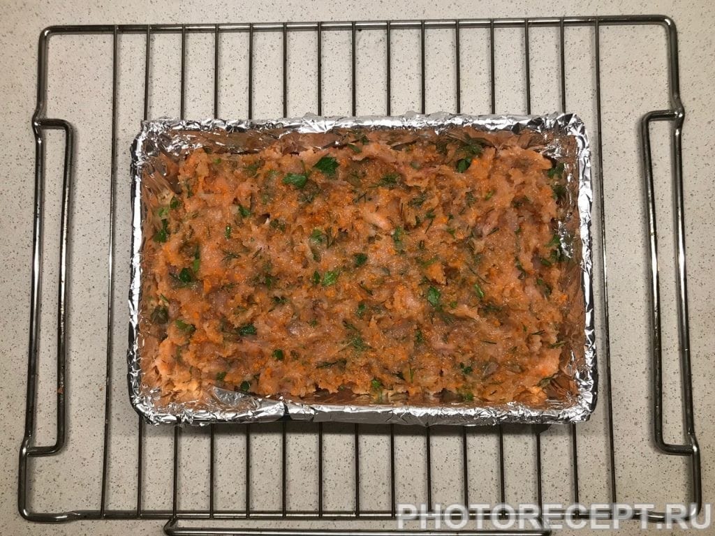 Фото рецепта - Мясная буханка из курицы - шаг 5