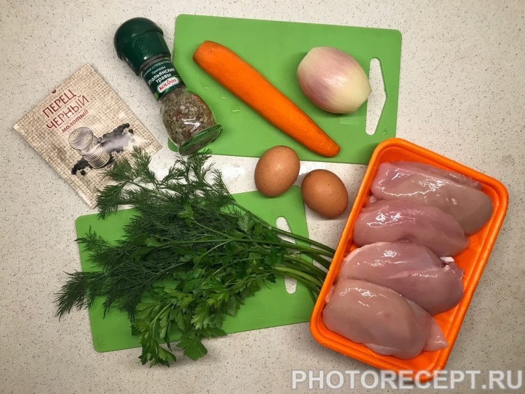 Фото рецепта - Мясная буханка из курицы - шаг 1
