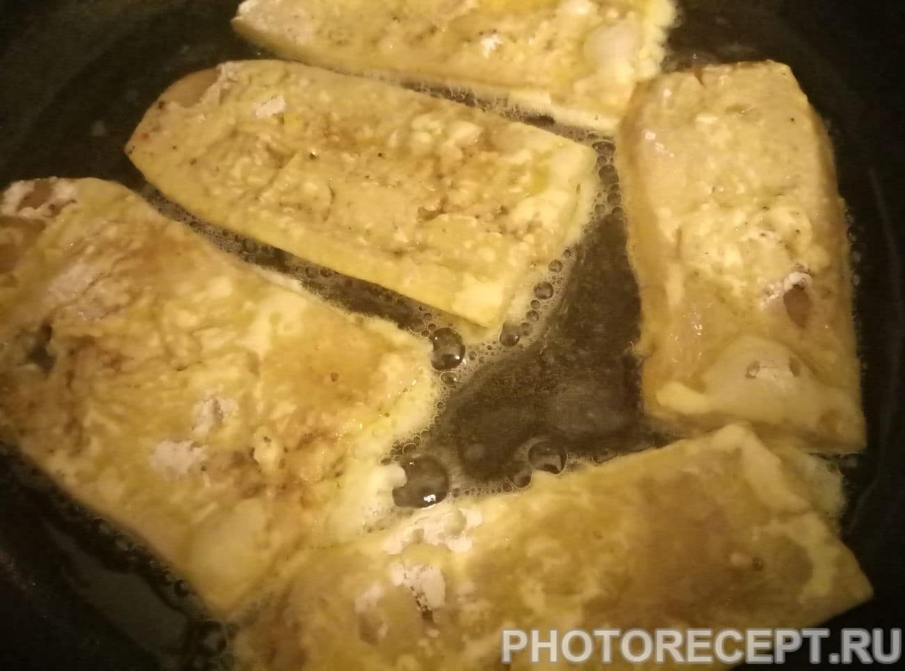 Отбивные из баклажанов в кляре