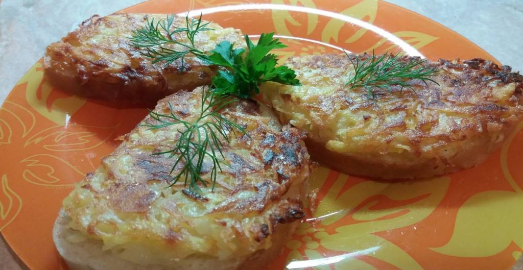Бутерброды — драники