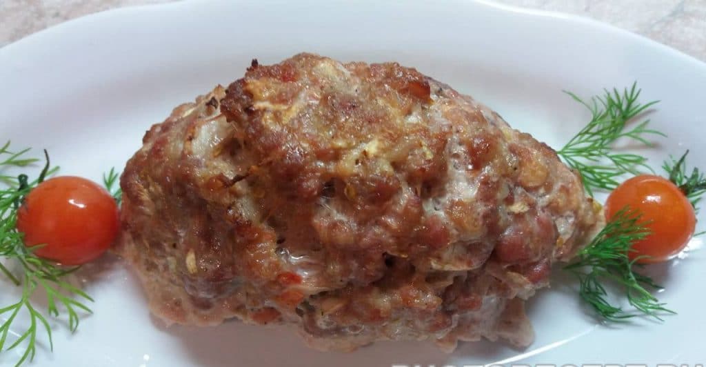 Мясные зразы с кабачком
