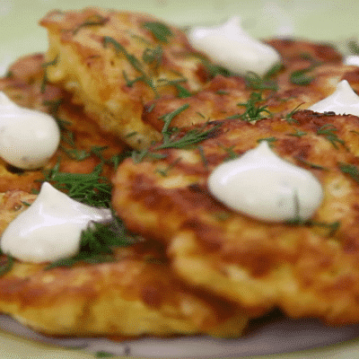 Грибные оладьи - рецепт с фото