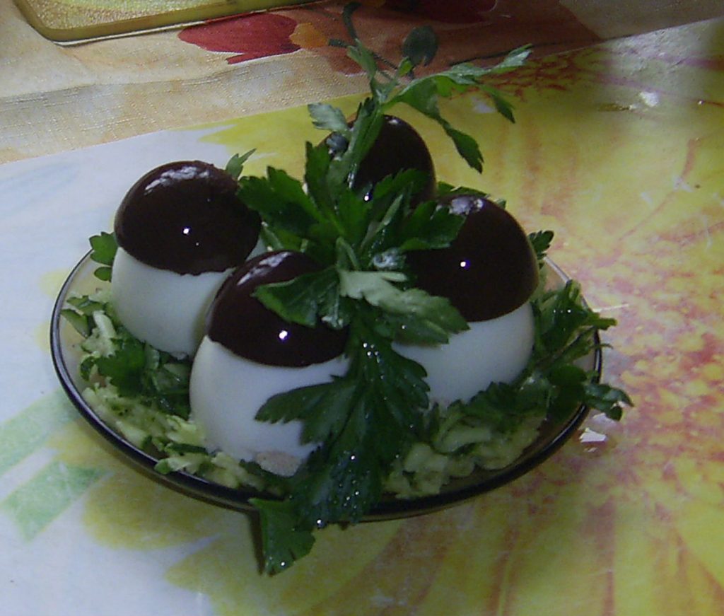 Яйца-грибочки