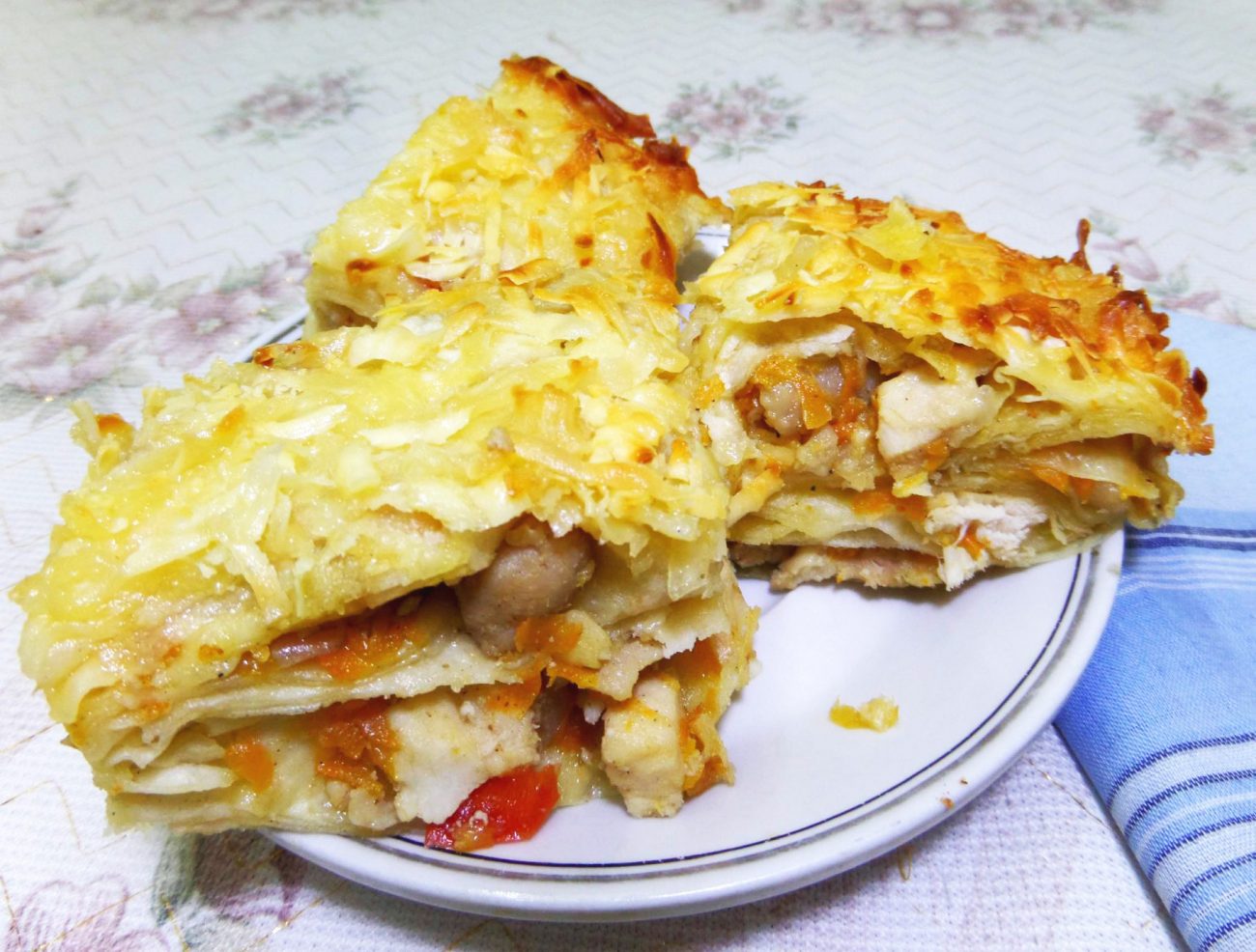 Курица в лаваше
