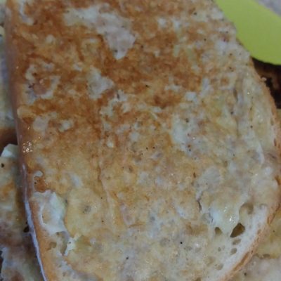 Фото рецепта - Закусочные горячие бутерброды с фаршем индейки и картофелем - шаг 5
