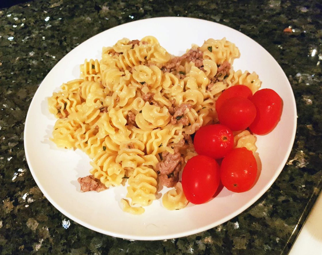 Макароны по-флотски с фаршем