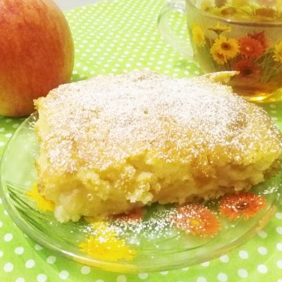 Бисквит с яблоками - рецепт с фото Бисквит с яблоками - рецепт с фото