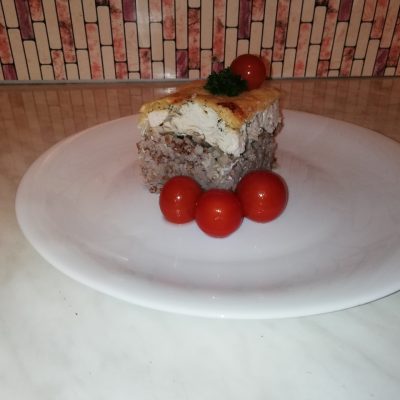 Фото рецепта - Запеканка с гречкой и курицей - шаг 7