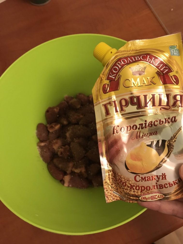 Фото рецепта - Куриные сердца в горчичном соусе - шаг 2