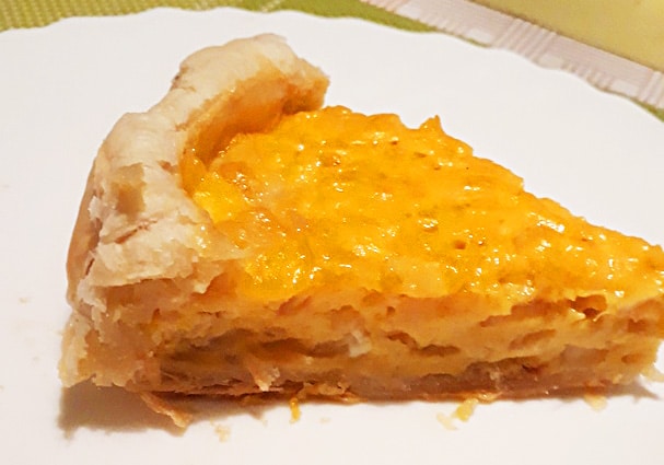 Заливной яично-луковый пирог