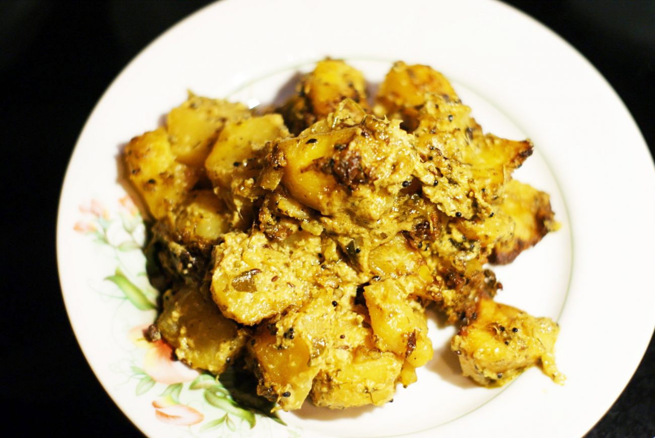 Картофель, запеченный с йогуртом