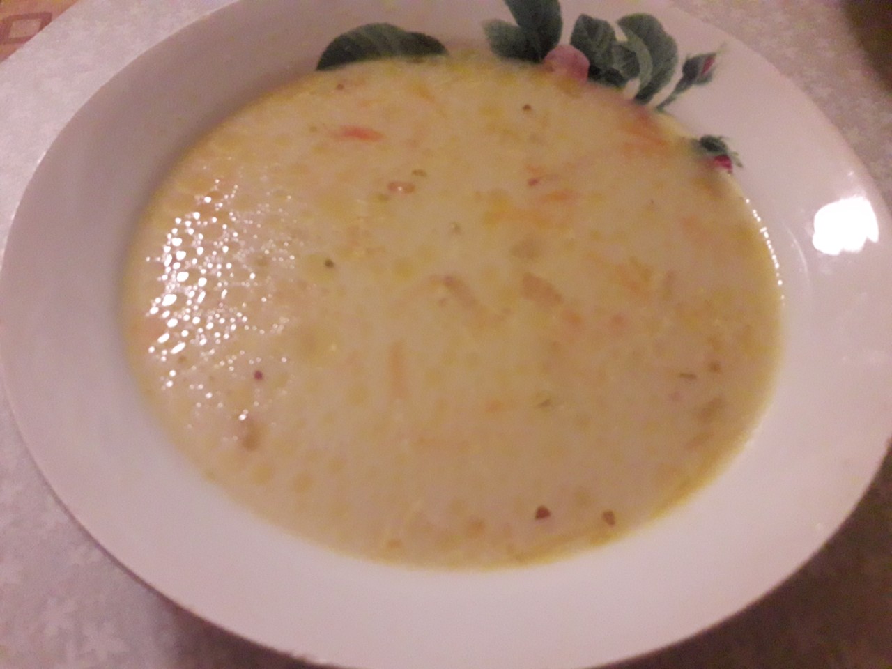 Сырный куриный суп с картофелем