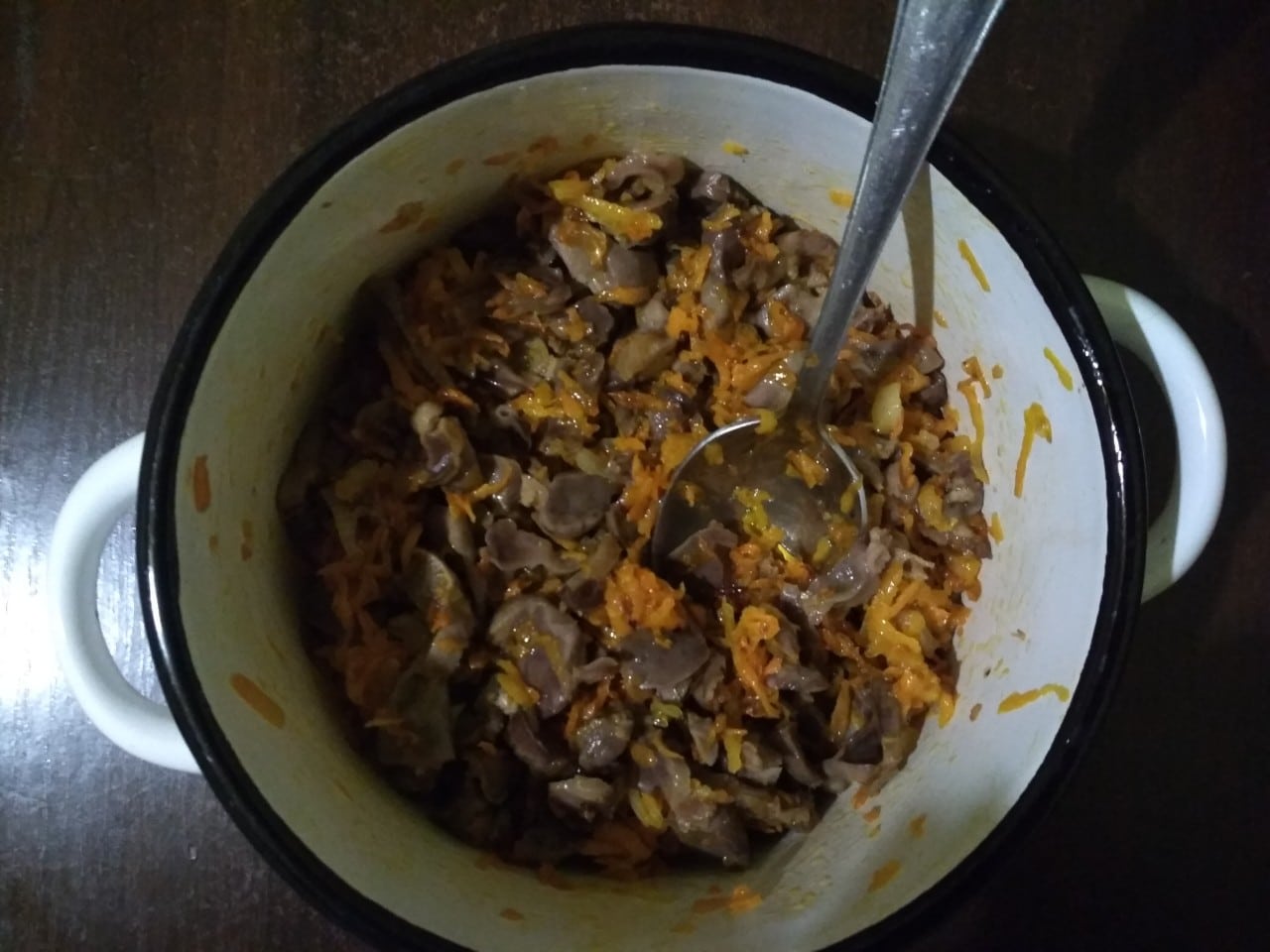 Куриные желудки по-корейски