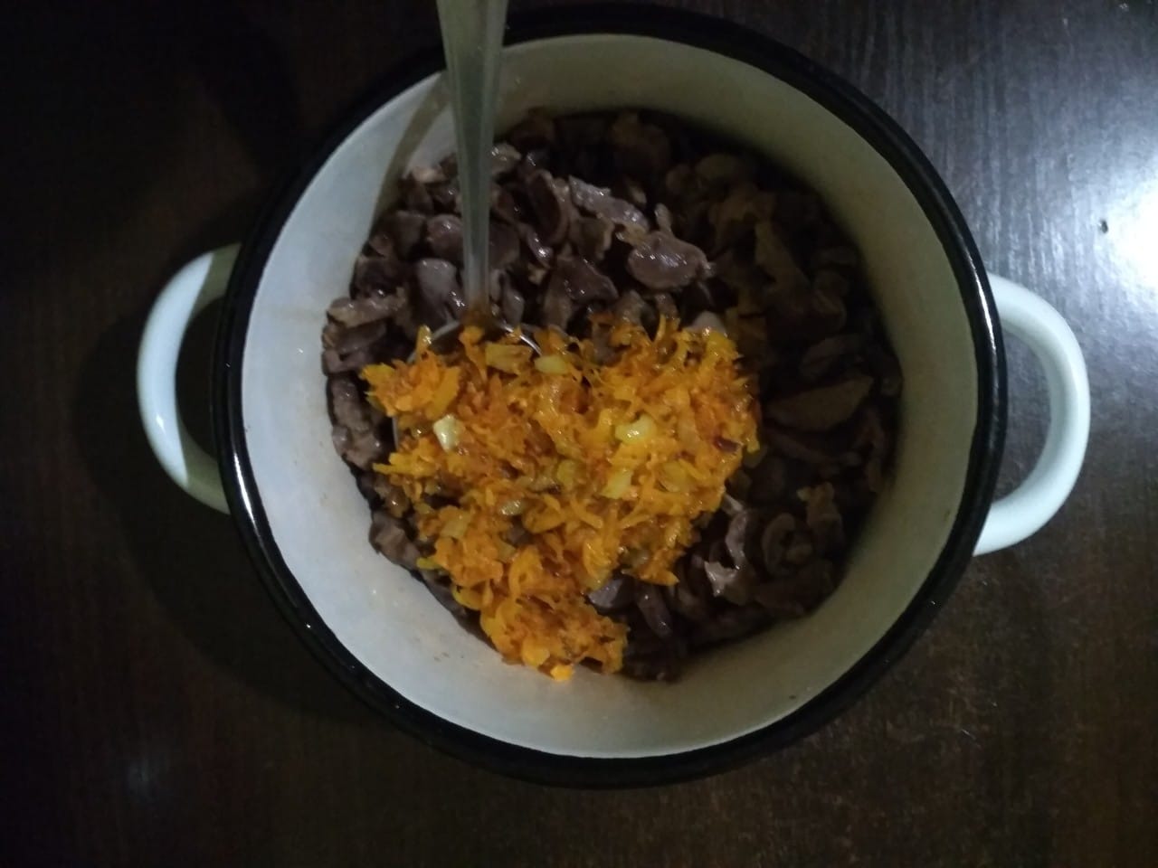 Куриные желудки по-корейски