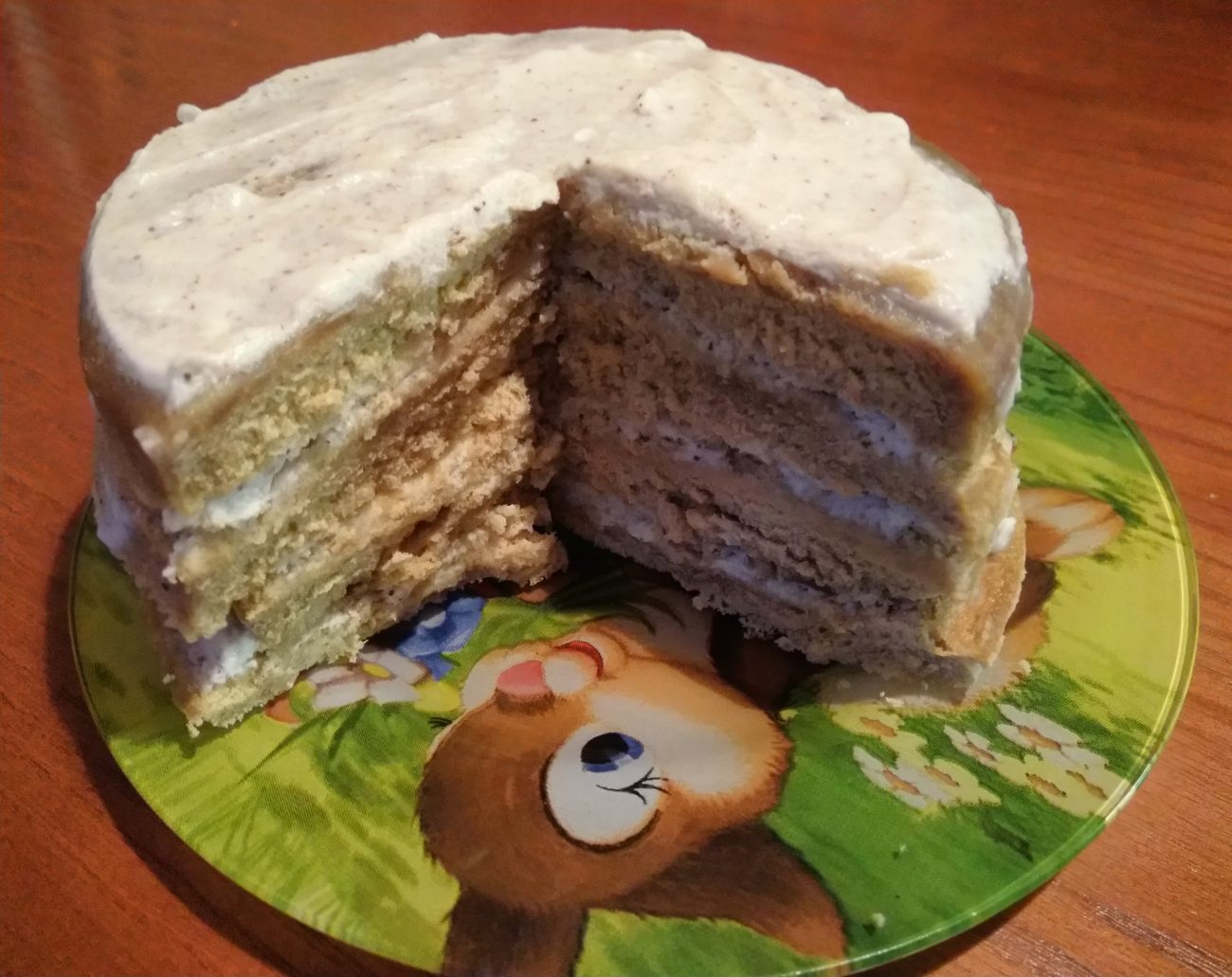 Кофейный торт-мороженое