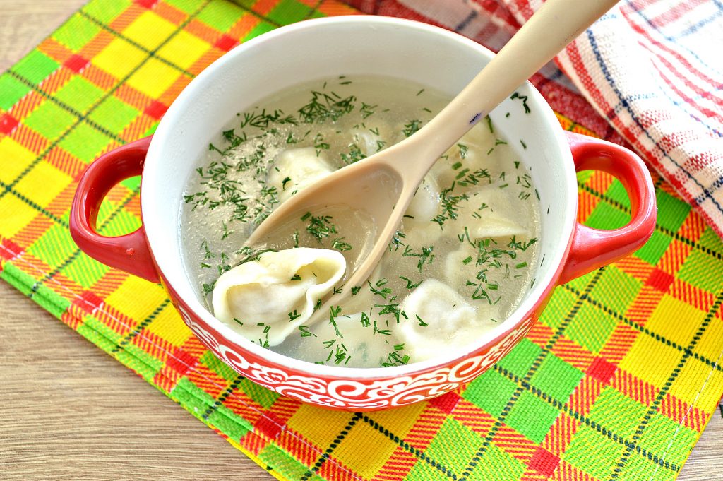 Суповые пельмени из свинины