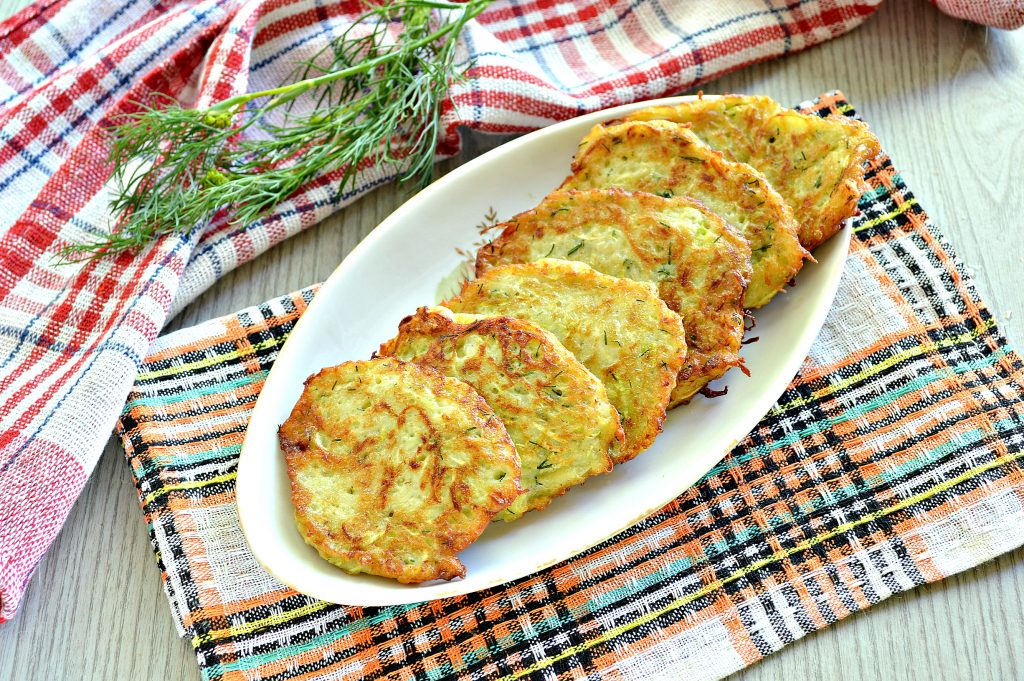 Картофельные драники с кабачком