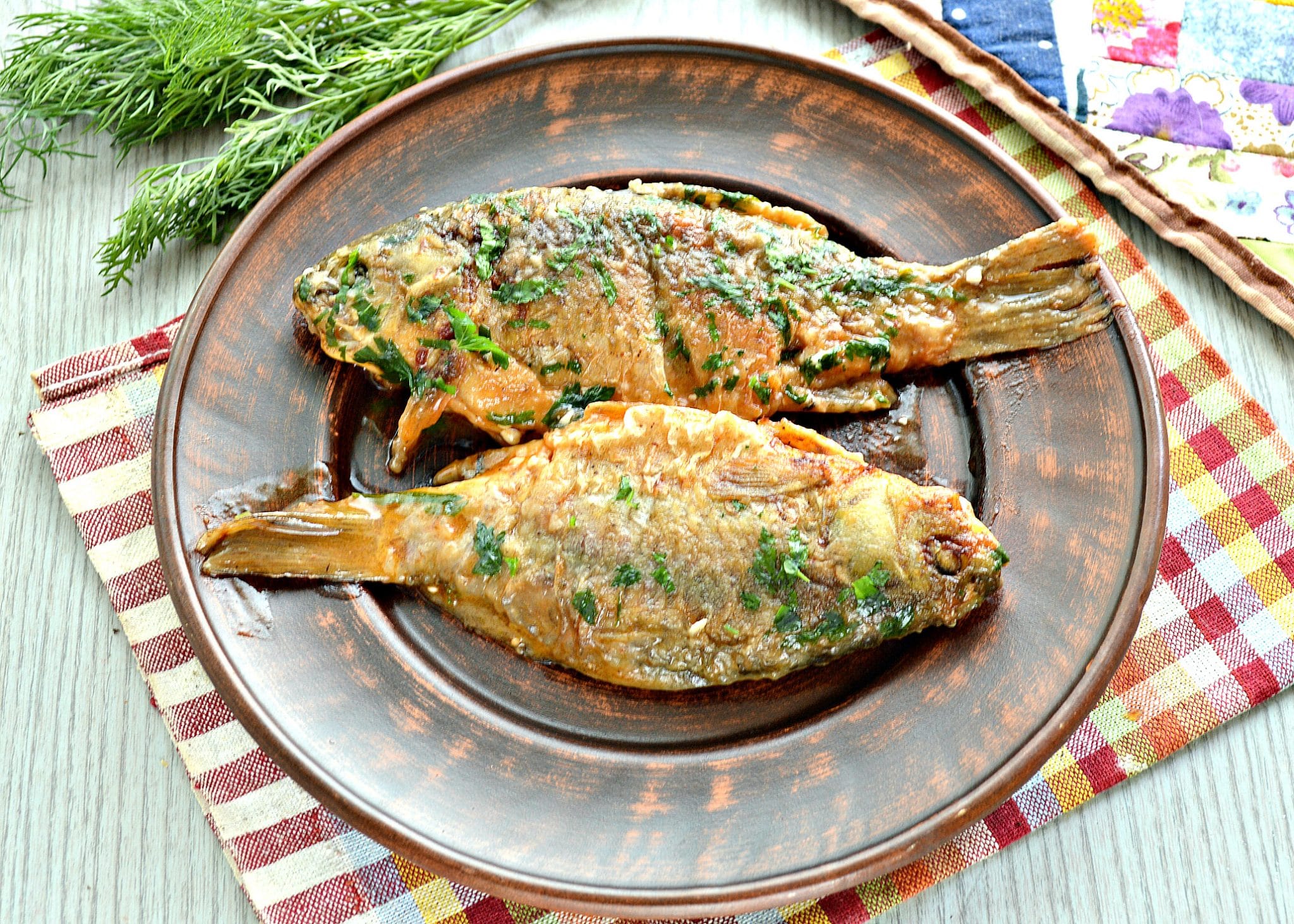 Рыба тушеная