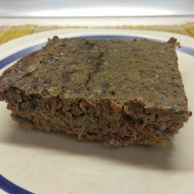 Фото рецепта - Печеночная запеканка с кабачком и баклажанами - шаг 6