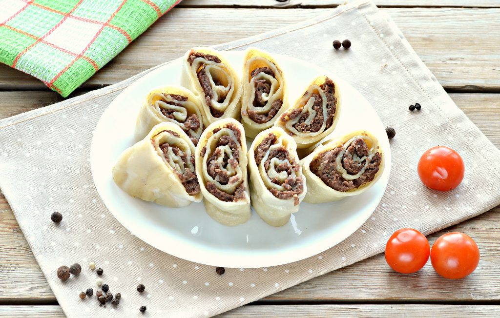 Фото рецепта - Ленивые манты с мясным фаршем - шаг 8