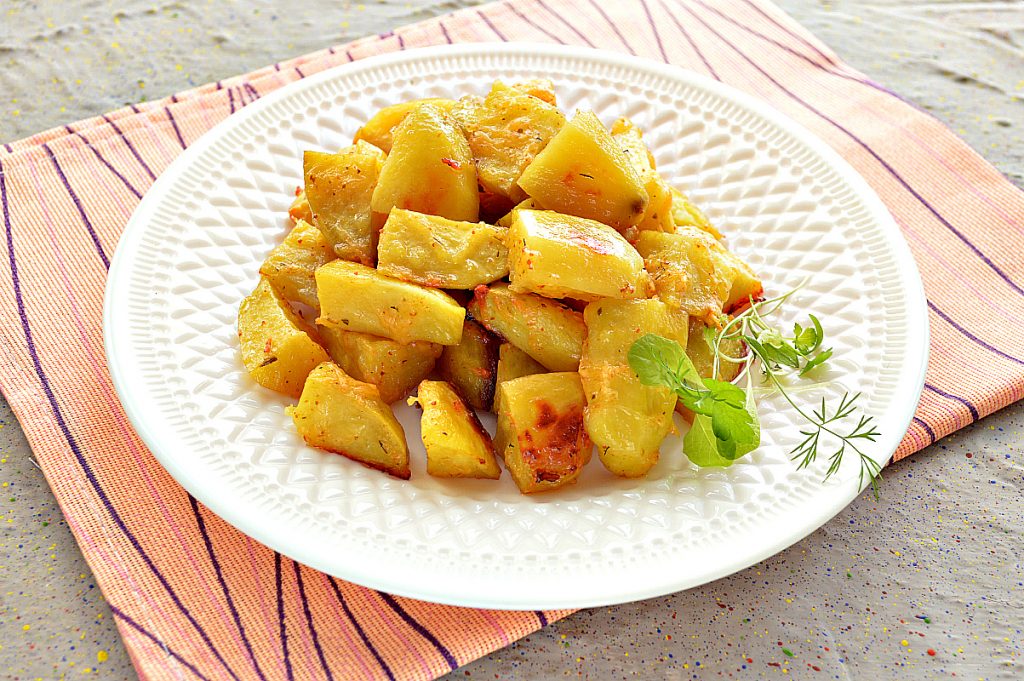 Картофель «Паутинка» с сыром