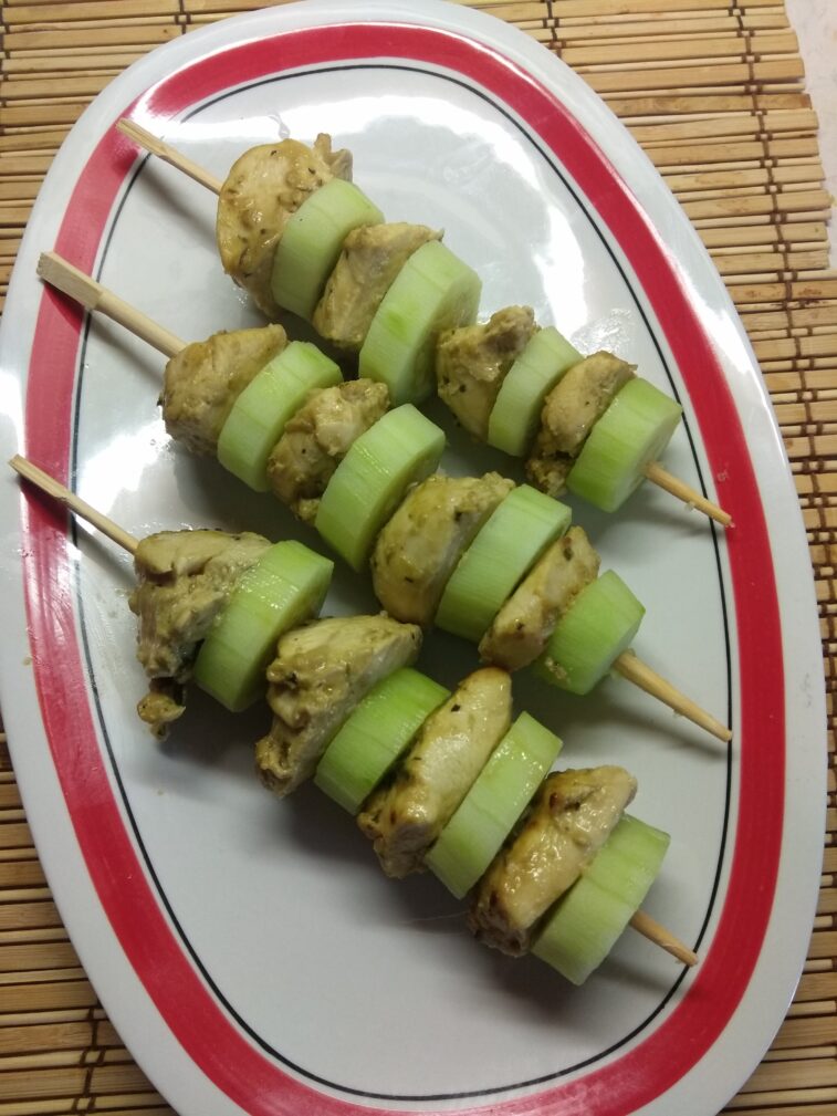 Куриные шашлыки в духовке