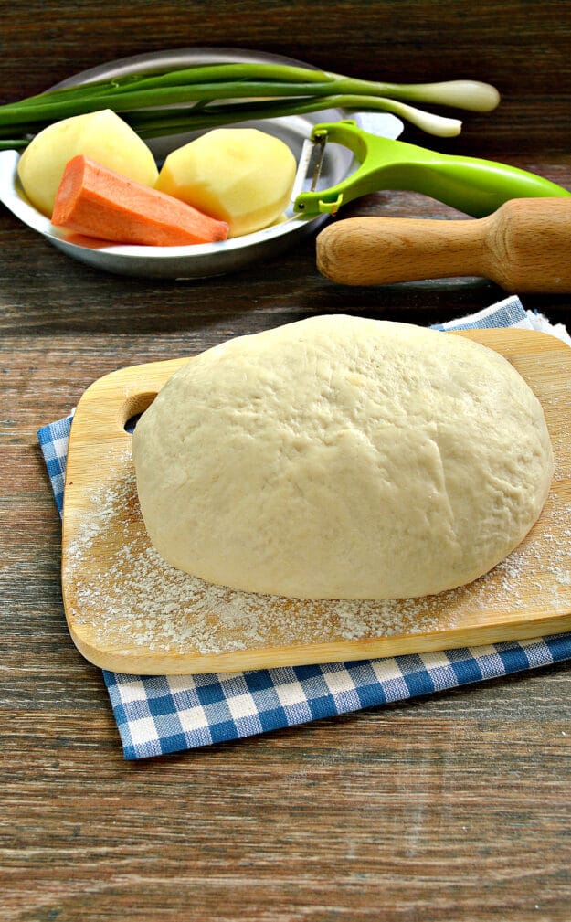 Тесто для курника на майонезе