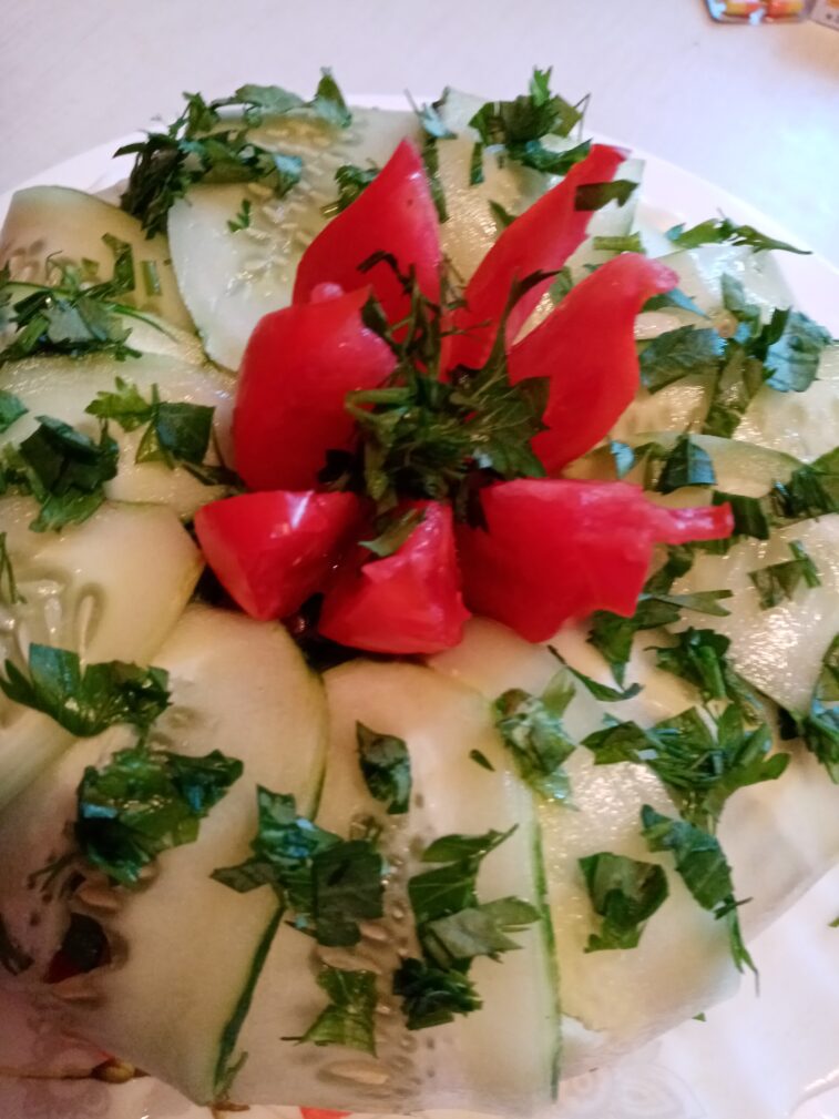 Салат “Корона” с курицей